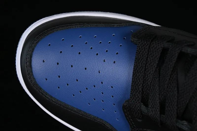 All categories Air Jordan Jordan series basketball shoes Air Jordan 1 Low G version pure original Air Jordan 1 Low OG AJ1 Joe 1 customized version black and blue full head layer low-top basketball shoes CZ0775-041